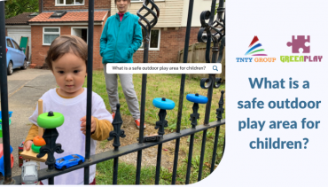 What is a safe outdoor play area for children?
