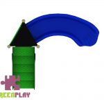 Green Play Slide - 5003