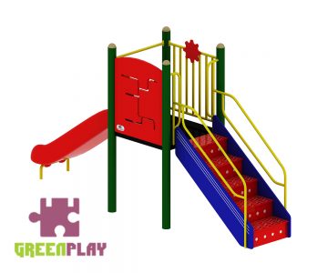 Green Play Slide - 5004