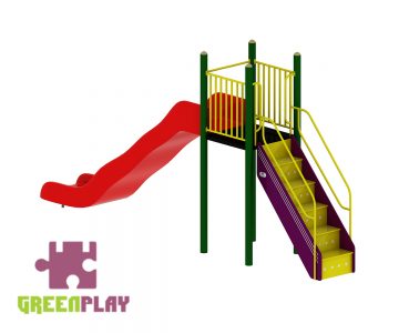 Green Play Slide - 5008
